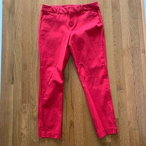 Old Navy Ankle Pixie Pants Red Size 10